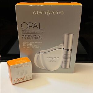 Rare Clarisonic Opal Sonic Infusion Transforming Eye Correction + 4 Tips Set